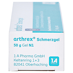 Arthrex Schmerzgel 50 Gramm N1 - Linke Seite