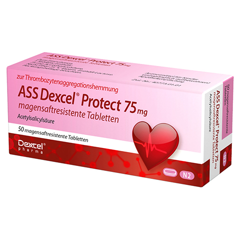 ASS Dexcel Protect 75mg 50 Stück N2