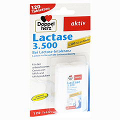 DOPPELHERZ Lactase 3.500 Tabletten 120 Stck