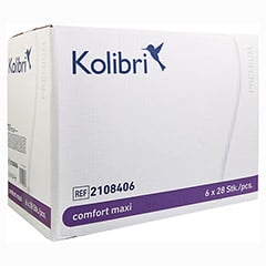 KOLIBRI comfort premium Einlagen maxi 6x28 Stück