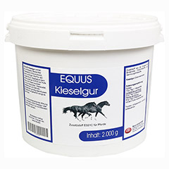 KIESELGUR Equus Pulver f.Pferde 2000 Gramm