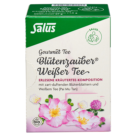 WEISSER TEE Blütenzauber Bio Salus Filterbeutel 15 Stück