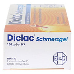 Diclac Schmerzgel 1% 150 Gramm N3 - Linke Seite