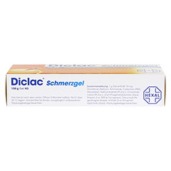 Diclac Schmerzgel 1% 150 Gramm N3 - Oberseite