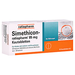 Simethicon-ratiopharm 85mg 50 Stück N2