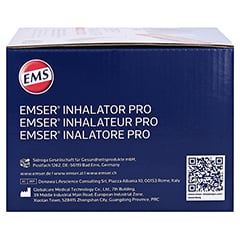 EMSER Inhalator Pro Druckluftvernebler 1 Stück - Rechte Seite