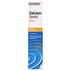 Calcium Sandoz Sun 20 Stck - Vorderseite