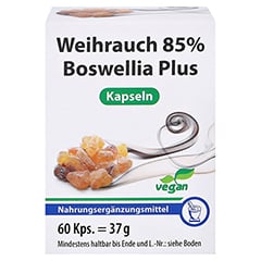 WEIHRAUCH 85% Boswellia Plus Kapseln 60 Stück - Vorderseite
