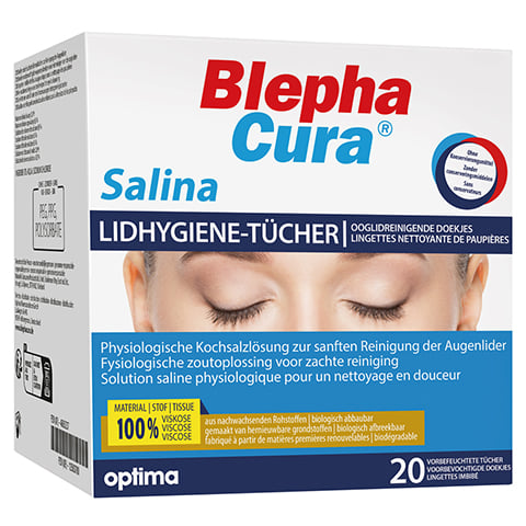 BLEPHACURA Salina Lidhygiene-Tcher 20 Stck
