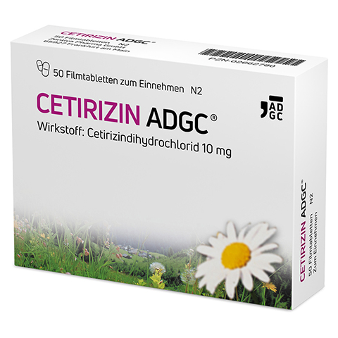 Cetirizin-ADGC 50 Stück N2
