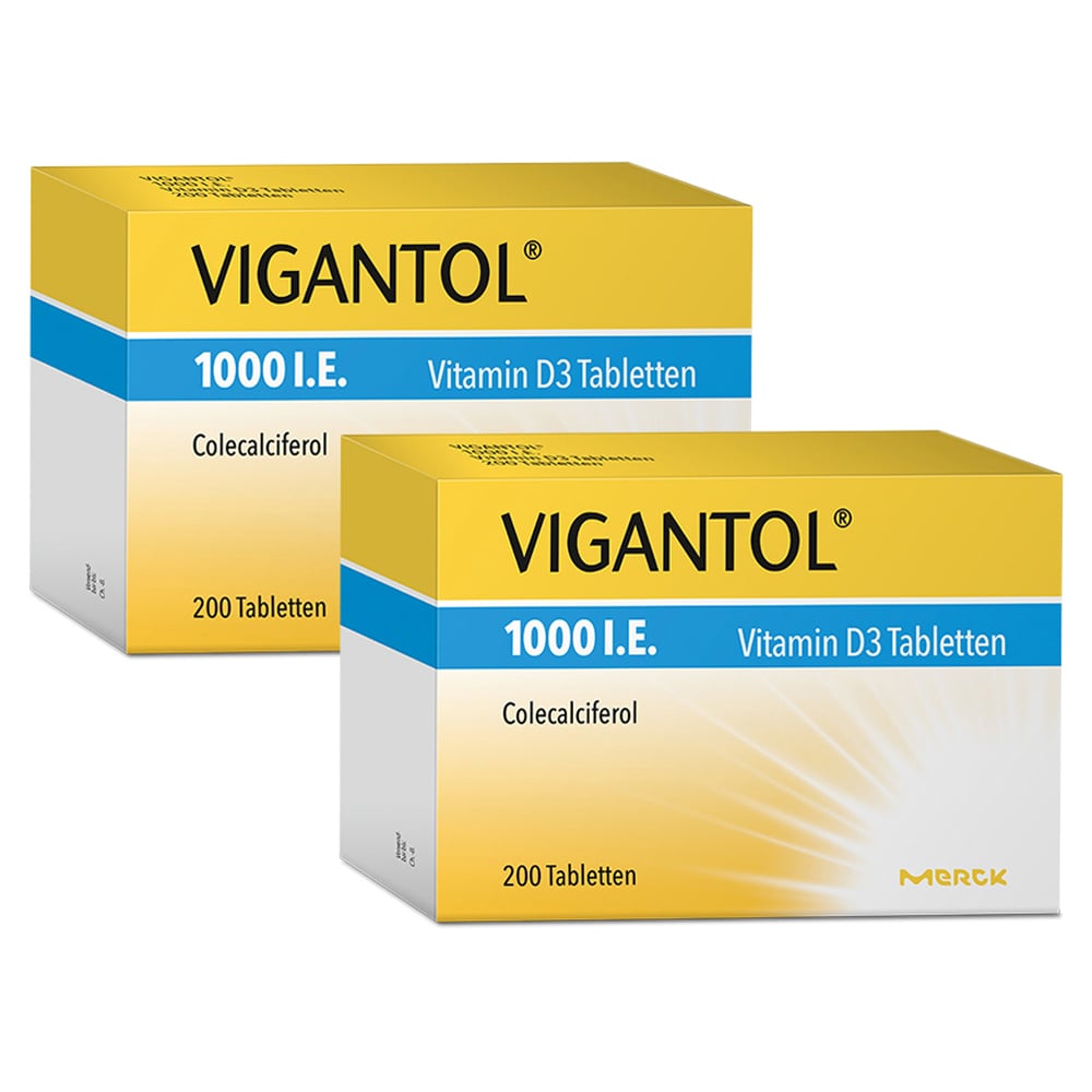Vigantol 1.000 I.E. Vitamin D3 2x200 Stück