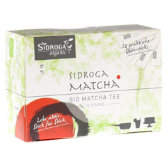 SIDROGA organic Matcha Tee Sticks 12 Stck