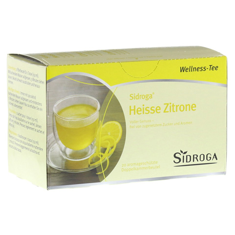 SIDROGA Wellness heie Zitrone Filterbeutel 20x2.0 Gramm