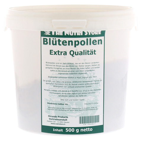 BLTENPOLLEN EXTRA Qualitt Granulat 500 Gramm