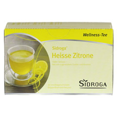 SIDROGA Wellness heie Zitrone Filterbeutel 20x2.0 Gramm - Vorderseite
