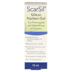 SCARSIL Silikon Narben-Gel 15 Milliliter - Vorderseite