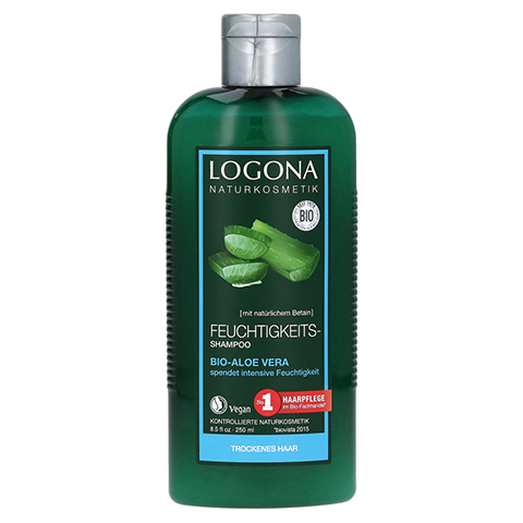 LOGONA Feuchtigkeits-Shampoo Bio-Aloe vera 250 Milliliter