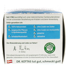 DR.KOTTAS Entwässerungstee Filterbeutel 20 Stück - Rechte Seite