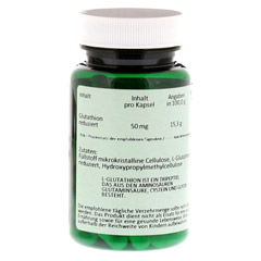 GLUTATHION 50 mg reduziert Kapseln 60 Stück - Rückseite