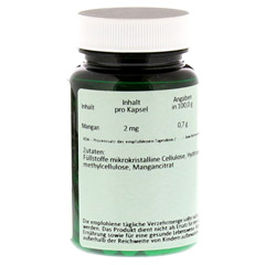 MANGAN 2 mg Citrat 60 Stck - Rckseite