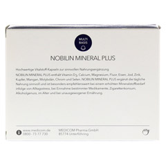 NOBILIN Mineral Plus Kapseln 60 Stück - Rückseite