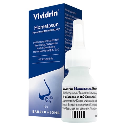 Vividrin Mometason Heuschnupfennasenspray bei starken allergischen Beschwerden