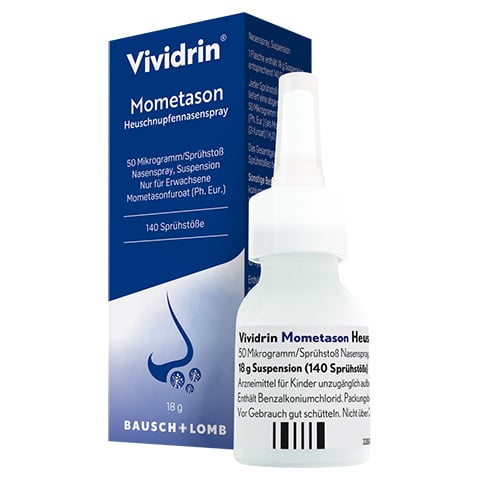 Vividrin Mometason Heuschnupfennasenspray bei starken allergischen Beschwerden