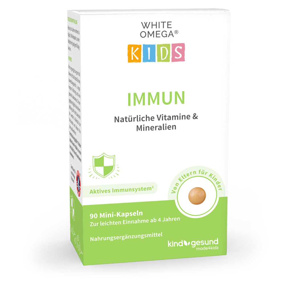 WHITE OMEGA Kids Immun Weichkapseln 90 Stück