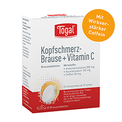 Togal Kopfschmerz-Brause+Vitamin C 20 Stück - Info 1