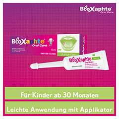 Bloxaphte Oral Care Junior-Gel bei Verletzungen im Mund, fr Kinder 15 Milliliter - Info 6