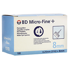 BD MICRO-FINE+ Pen-Nadeln 0,25x8 mm 31 G 100 Stck