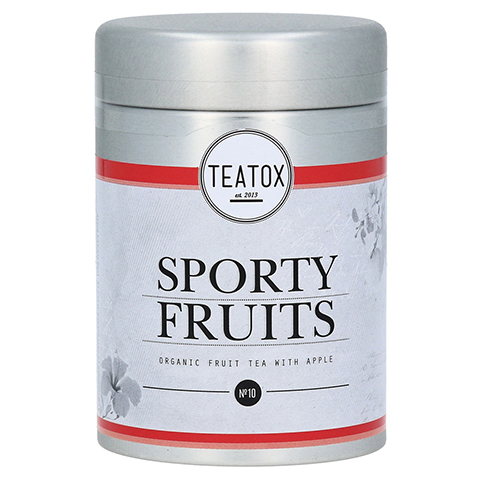 SPORTY FRUITS Organic Fruit Tea with Apple Dose 90 Gramm