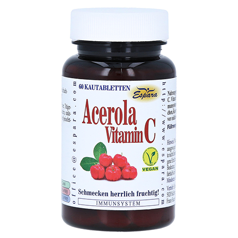 Acerola Vitamin C Kautabletten 60 Stück