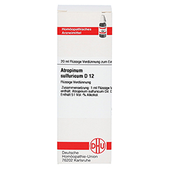 ATROPINUM SULFURICUM D 12 Dilution 20 Milliliter N1 - Vorderseite