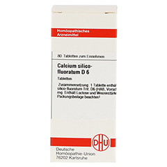 CALCIUM SILICO fluoratum D 6 Tabletten 80 Stck N1 - Vorderseite