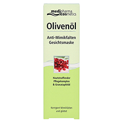 medipharma Olivenl Anti-Mimikfalten Gesichtsmaske 30 Milliliter - Vorderseite