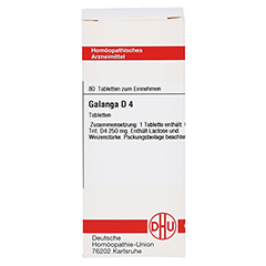GALANGA D 4 Tabletten 80 Stck N1 - Vorderseite