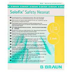 SOLOFIX Safety Neonat Lanzetten 0,8x2,0 mm 200 Stck - Vorderseite