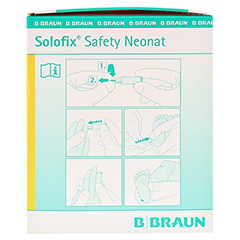 SOLOFIX Safety Neonat Lanzetten 0,8x2,0 mm 200 Stck - Linke Seite