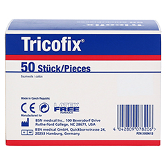 TRICOFIX Fingerverband 50 Stck - Rckseite