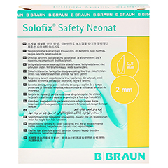 SOLOFIX Safety Neonat Lanzetten 0,8x2,0 mm 200 Stck - Rckseite