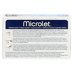MICROLET Lancets 100 Stck - Rckseite