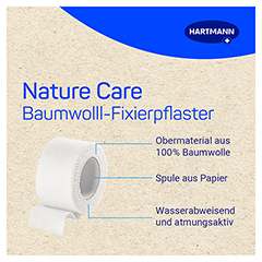 NATURE CARE Fixierpflaster 2,5 cmx5 m 1 Stck - Info 3