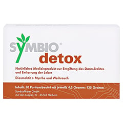 Symbio Detox Pulver 30 Stück - Vorderseite