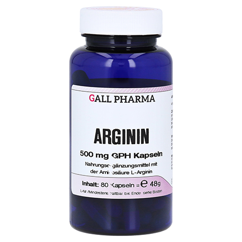 ARGININ 500 mg GPH Kapseln 80 Stck