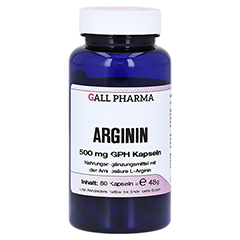 ARGININ 500 mg GPH Kapseln 80 Stck