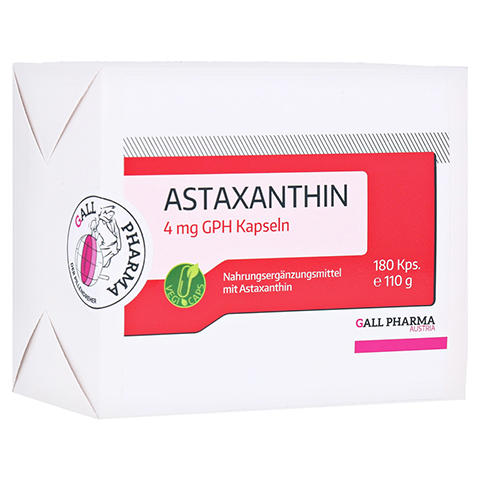 ASTAXANTHIN 4 mg GPH Kapseln 180 Stück