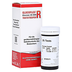 GLUCOFLEX R Glucose Teststreifen 25 Stück