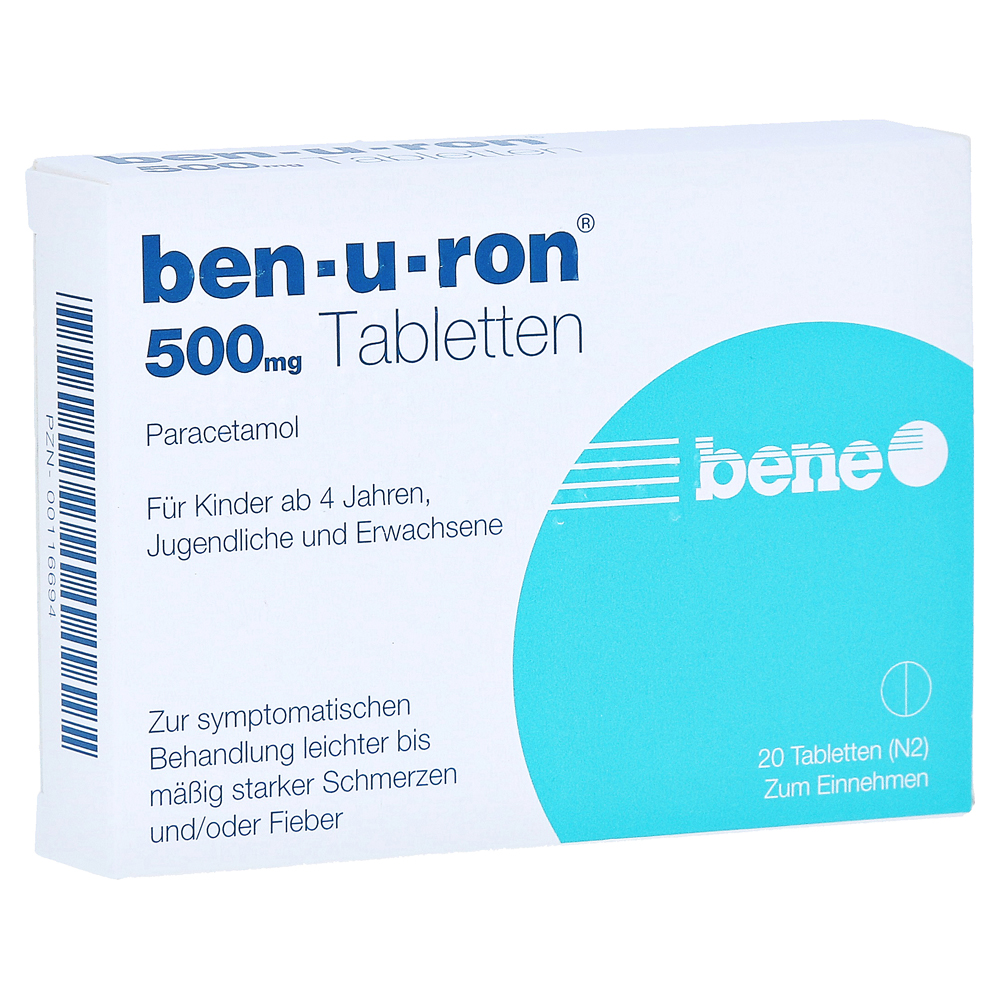 Ben-u-ron 500mg Tabletten 20 Stück