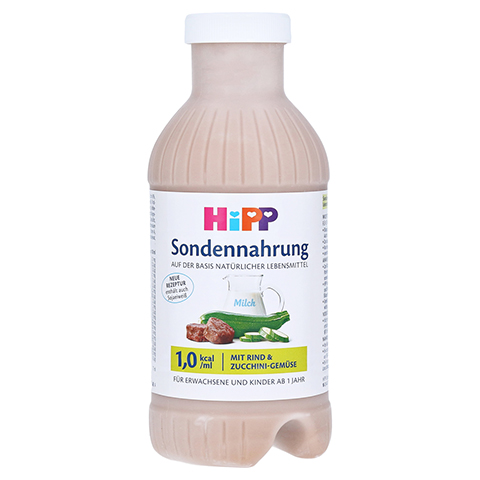 HIPP Sondennahrung Rind & Zucchini-Gemse Kunst.Fl 500 Milliliter